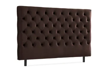 Ella Sänggavel 160 cm Djuphäftad - Brun/Sammet - Möbler - Säng - Sängtillbehör & sänggavel - Sänggavel