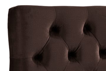 Ella Sänggavel 160 cm Djuphäftad - Brun/Sammet - Möbler - Säng - Sängtillbehör & sänggavel - Sänggavel