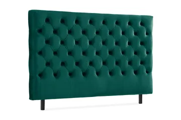 Ella Sänggavel 160 cm Djuphäftad - Grön/Sammet - Möbler - Säng - Sängtillbehör & sänggavel - Sänggavel