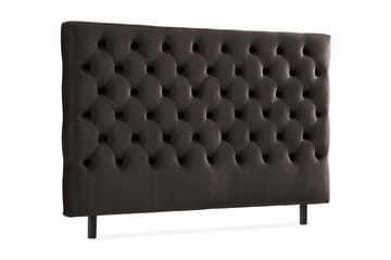 Ella Sänggavel 160 cm Djuphäftad - Mörkgrå/Sammet - Möbler - Säng - Sängtillbehör & sänggavel - Sänggavel