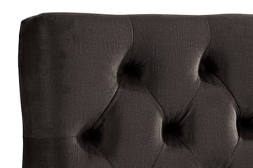 Ella Sänggavel 160 cm Djuphäftad - Mörkgrå/Sammet - Möbler - Säng - Sängtillbehör & sänggavel - Sänggavel