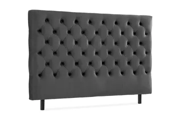 Ella Sänggavel 160 cm Djuphäftad - Mellangrå/Sammet - Möbler - Säng - Sängtillbehör & sänggavel - Sänggavel