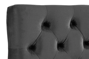 Ella Sänggavel 160 cm Djuphäftad - Mellangrå/Sammet - Möbler - Säng - Sängtillbehör & sänggavel - Sänggavel