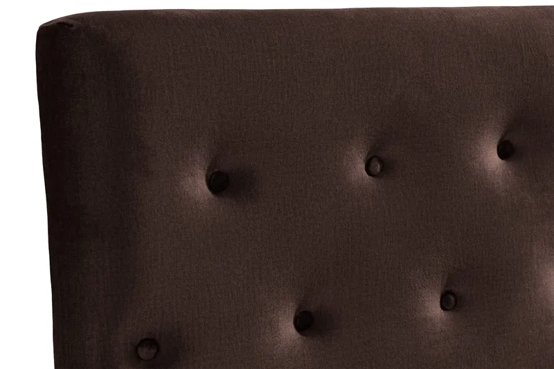 Ella Sänggavel 160 cm Knappar - Brun/Sammet - Möbler - Säng - Sängtillbehör & sänggavel - Sänggavel