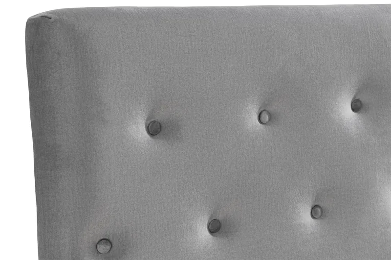 Ella Sänggavel 160 cm Knappar - Grå/Sammet - Möbler - Säng - Sängtillbehör & sänggavel - Sänggavel