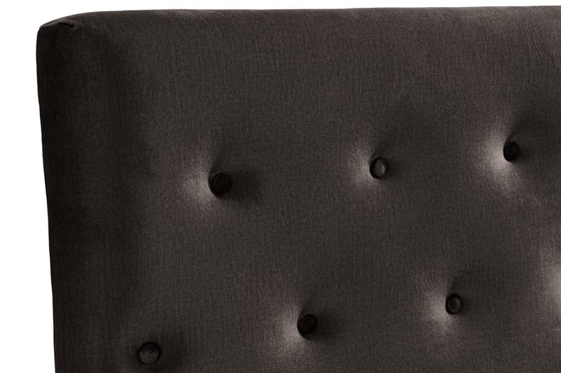 Ella Sänggavel 160 cm Knappar - Mörkgrå/Sammet - Möbler - Säng - Sängtillbehör & sänggavel - Sänggavel