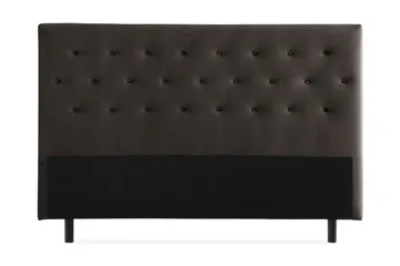 Ella Sänggavel 160 cm Knappar - Mörkgrå/Sammet - Möbler - Säng - Sängtillbehör & sänggavel - Sänggavel