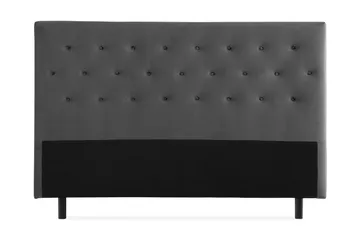 Ella Sänggavel 160 cm Knappar - Mellangrå/Sammet - Möbler - Säng - Sängtillbehör & sänggavel - Sänggavel