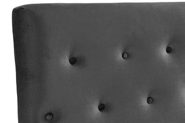 Ella Sänggavel 160 cm Knappar - Mellangrå/Sammet - Möbler - Säng - Sängtillbehör & sänggavel - Sänggavel