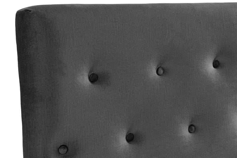 Ella Sänggavel 160 cm Knappar - Mellangrå/Sammet - Möbler - Säng - Sängtillbehör & sänggavel - Sänggavel