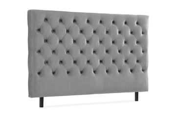 Ella Sänggavel 180 cm Djuphäftad - Grå/Sammet - Möbler - Säng - Sängtillbehör & sänggavel - Sänggavel