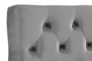 Ella Sänggavel 180 cm Djuphäftad - Grå/Sammet - Möbler - Säng - Sängtillbehör & sänggavel - Sänggavel