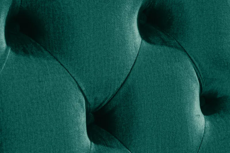 Ella Sänggavel 180 cm Djuphäftad - Grön/Sammet - Möbler - Säng - Sängtillbehör & sänggavel - Sänggavel