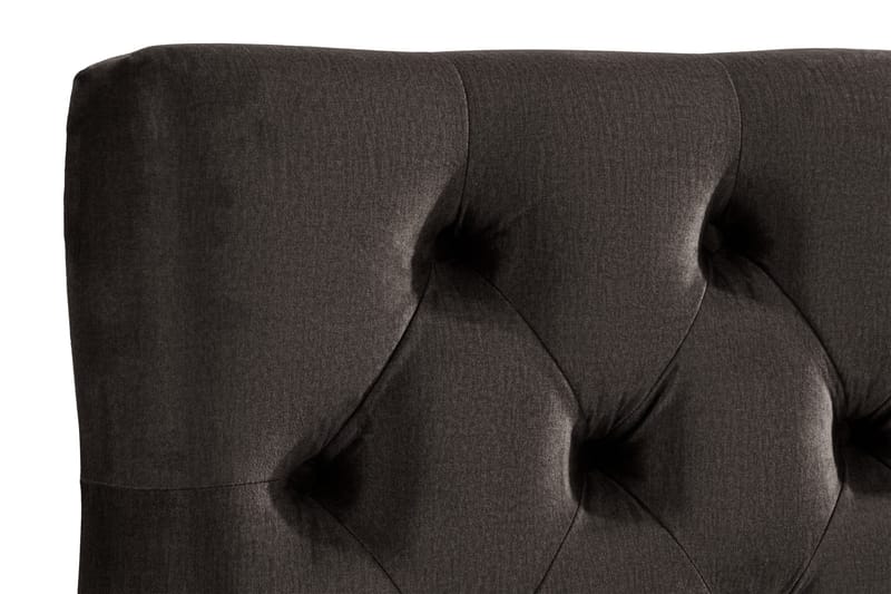 Ella Sänggavel 180 cm Djuphäftad - Mörkgrå/Sammet - Möbler - Säng - Sängtillbehör & sänggavel - Sänggavel