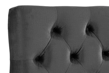 Ella Sänggavel 180 cm Djuphäftad - Mellangrå/Sammet - Möbler - Säng - Sängtillbehör & sänggavel - Sänggavel