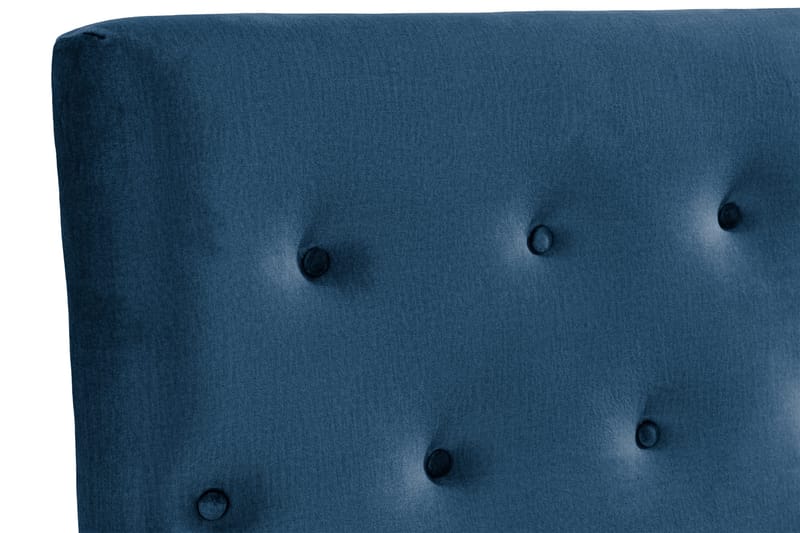 Ella Sänggavel 180 cm Knappar - Blå/Sammet - Möbler - Säng - Sängtillbehör & sänggavel - Sänggavel