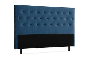 Ella Sänggavel 180 cm Knappar - Blå/Sammet - Möbler - Säng - Sängtillbehör & sänggavel - Sänggavel