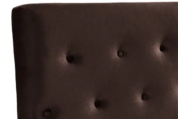 Ella Sänggavel 180 cm Knappar - Brun/Sammet - Möbler - Säng - Sängtillbehör & sänggavel - Sänggavel