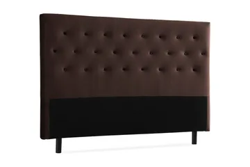 Ella Sänggavel 180 cm Knappar - Brun/Sammet - Möbler - Säng - Sängtillbehör & sänggavel - Sänggavel