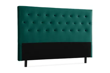 Ella Sänggavel 180 cm Knappar - Grön/Sammet - Möbler - Säng - Sängtillbehör & sänggavel - Sänggavel