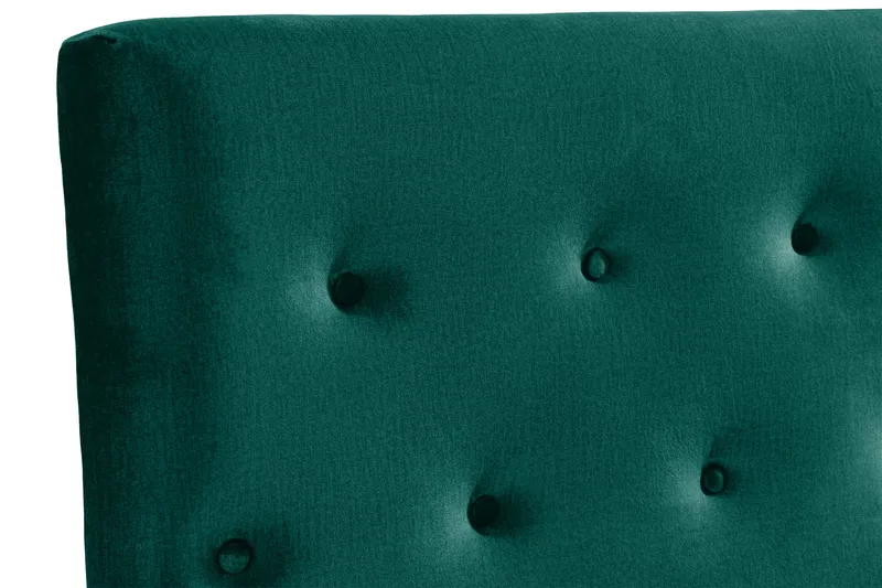 Ella Sänggavel 180 cm Knappar - Grön/Sammet - Möbler - Säng - Sängtillbehör & sänggavel - Sänggavel