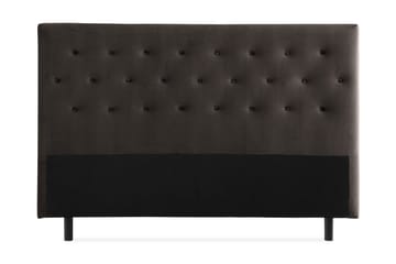 Ella Sänggavel 180 cm Knappar - Mörkgrå/Sammet - Möbler - Säng - Sängtillbehör & sänggavel - Sänggavel