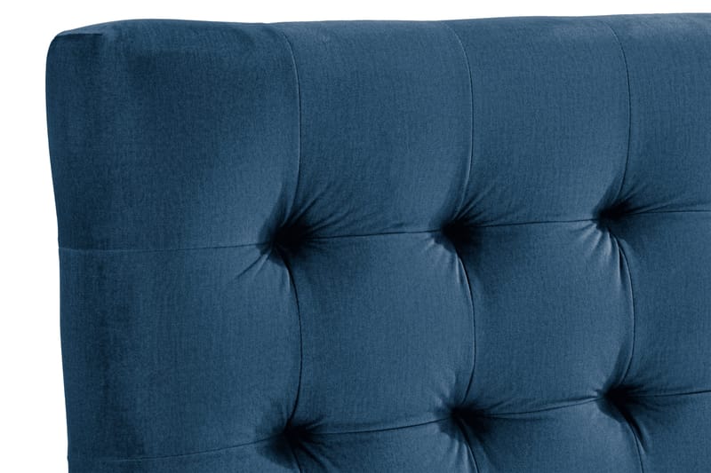 Ella Sänggavel 180 cm Rutig - Blå/Sammet - Möbler - Säng - Sängtillbehör & sänggavel - Sänggavel