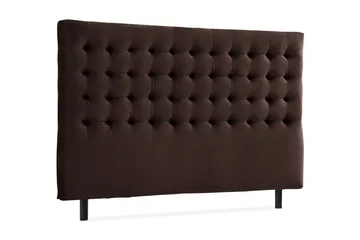 Ella Sänggavel 180 cm Rutig - Brun/Sammet - Möbler - Säng - Sängtillbehör & sänggavel - Sänggavel