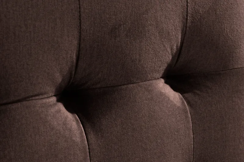 Ella Sänggavel 180 cm Rutig - Brun/Sammet - Möbler - Säng - Sängtillbehör & sänggavel - Sänggavel