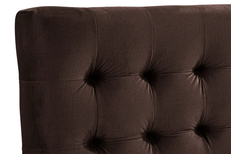 Ella Sänggavel 180 cm Rutig - Brun/Sammet - Möbler - Säng - Sängtillbehör & sänggavel - Sänggavel