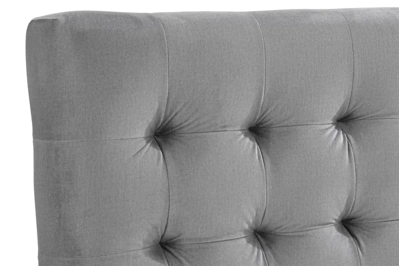 Ella Sänggavel 180 cm Rutig - Grå/Sammet - Möbler - Säng - Sängtillbehör & sänggavel - Sänggavel