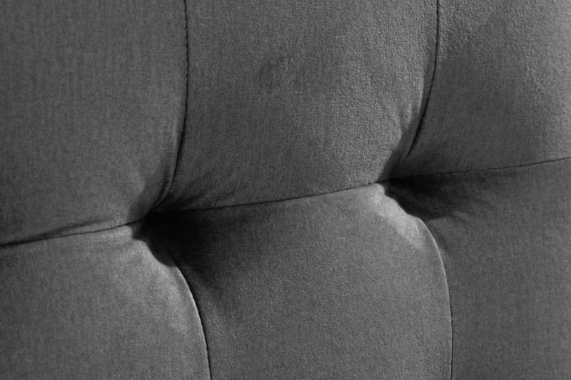 Ella Sänggavel 180 cm Rutig - Mellangrå/Sammet - Möbler - Säng - Sängtillbehör & sänggavel - Sänggavel