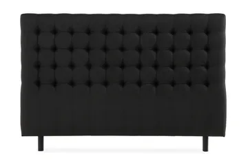 Ella Sänggavel 180 cm Rutig - Svart - Möbler - Säng - Sängtillbehör & sänggavel - Sänggavel