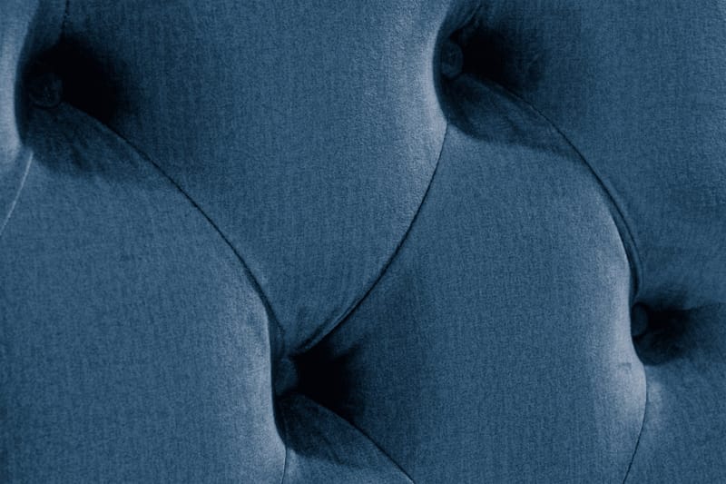 Ella Sänggavel 90 cm Djuphäftad - Blå/Sammet - Möbler - Säng - Sängtillbehör & sänggavel - Sänggavel