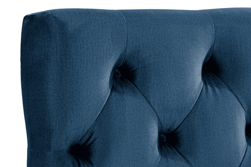 Ella Sänggavel 90 cm Djuphäftad - Blå/Sammet - Möbler - Säng - Sängtillbehör & sänggavel - Sänggavel