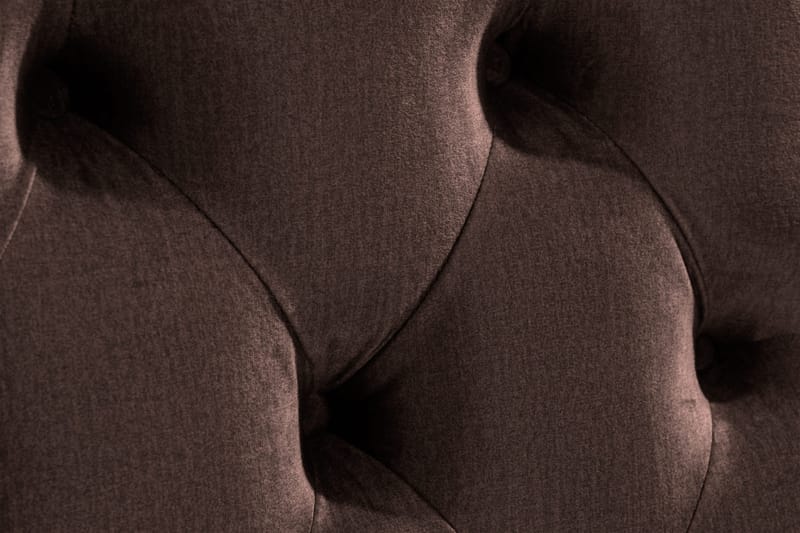 Ella Sänggavel 90 cm Djuphäftad - Brun/Sammet - Möbler - Säng - Sängtillbehör & sänggavel - Sänggavel