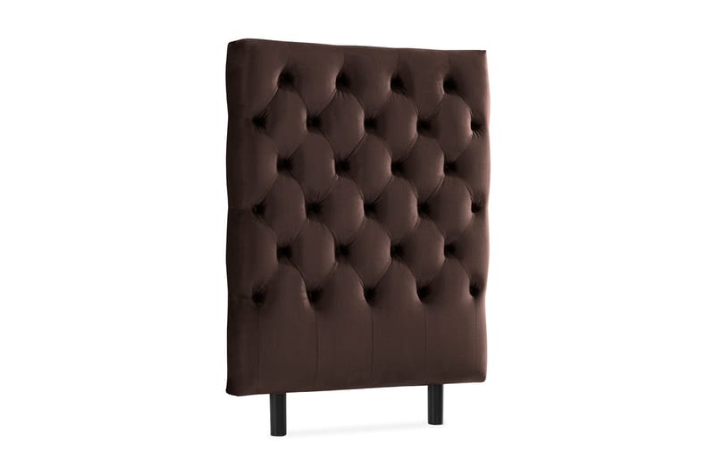 Ella Sänggavel 90 cm Djuphäftad - Brun/Sammet - Möbler - Säng - Sängtillbehör & sänggavel - Sänggavel