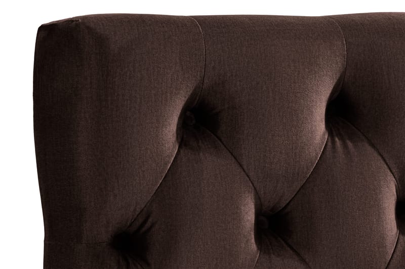Ella Sänggavel 90 cm Djuphäftad - Brun/Sammet - Möbler - Säng - Sängtillbehör & sänggavel - Sänggavel