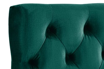 Ella Sänggavel 90 cm Djuphäftad - Grön/Sammet - Möbler - Säng - Sängtillbehör & sänggavel - Sänggavel