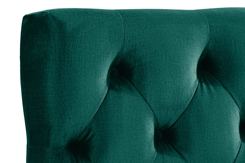 Ella Sänggavel 90 cm Djuphäftad - Grön/Sammet - Möbler - Säng - Sängtillbehör & sänggavel - Sänggavel