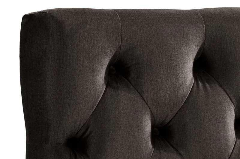 Ella Sänggavel 90 cm Djuphäftad - Mörkgrå/Sammet - Möbler - Säng - Sängtillbehör & sänggavel - Sänggavel