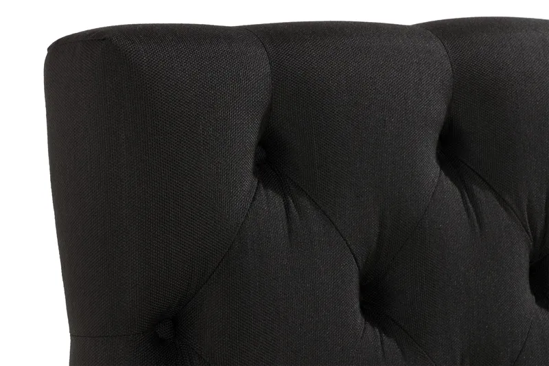 Ella Sänggavel 90 cm Djuphäftad - Svart - Möbler - Säng - Sängtillbehör & sänggavel - Sänggavel