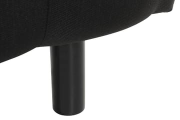 Ella Sänggavel 90 cm Djuphäftad - Svart - Möbler - Säng - Sängtillbehör & sänggavel - Sänggavel