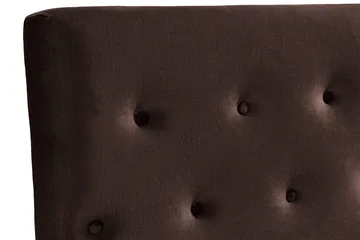 Ella Sänggavel 90 cm Knappar - Brun/Sammet - Möbler - Säng - Sängtillbehör & sänggavel - Sänggavel