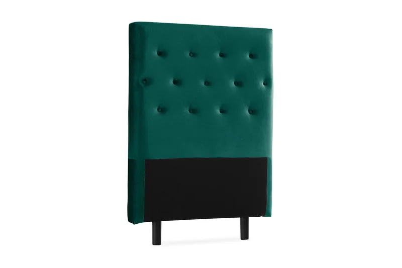 Ella Sänggavel 90 cm Knappar - Grön/Sammet - Möbler - Säng - Sängtillbehör & sänggavel - Sänggavel
