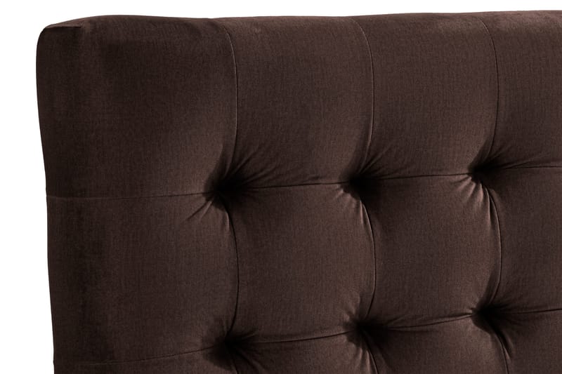 Ella Sänggavel 90 cm Rutig - Brun/Sammet - Möbler - Säng - Sängtillbehör & sänggavel - Sänggavel