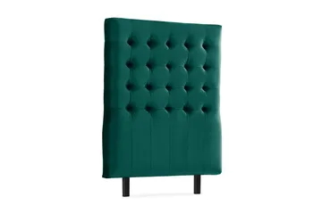 Ella Sänggavel 90 cm Rutig - Grön/Sammet - Möbler - Säng - Sängtillbehör & sänggavel - Sänggavel