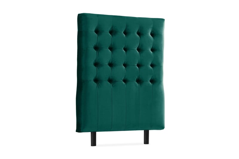 Ella Sänggavel 90 cm Rutig - Grön/Sammet - Möbler - Säng - Sängtillbehör & sänggavel - Sänggavel