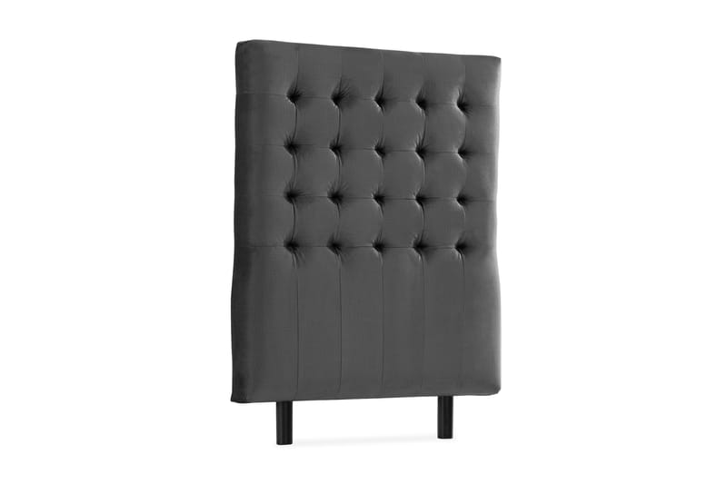 Ella Sänggavel 90 cm Rutig - Mellangrå/Sammet - Möbler - Säng - Sängtillbehör & sänggavel - Sänggavel