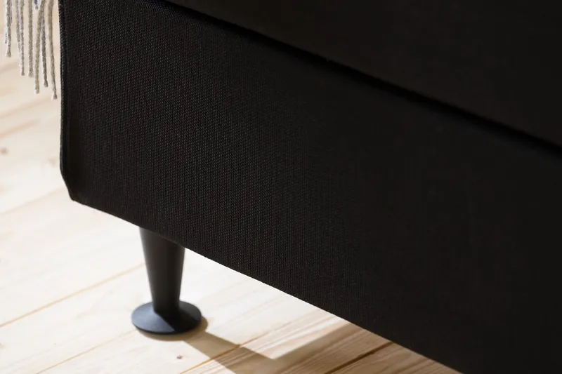 Ella Sänggavel 90 cm Rutig - Svart - Möbler - Säng - Sängtillbehör & sänggavel - Sänggavel